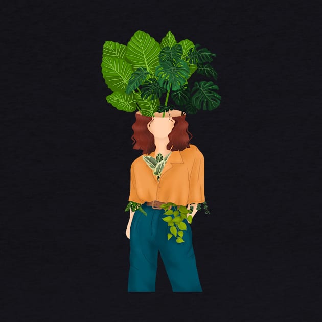 Modern Plant lady 11 by Gush Art Studio 1